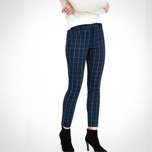 Banana republic blue plaid “Sloan fit” pant ❤️